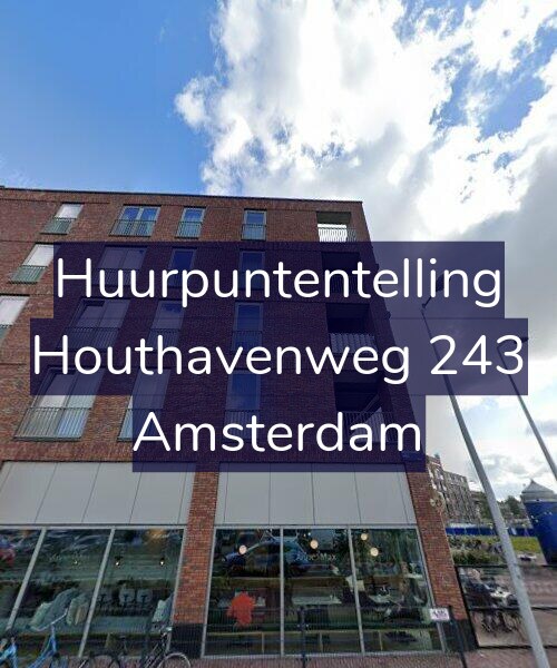 Foto gevel Huurpuntentelling voor Houthavenweg 243, Amsterdam