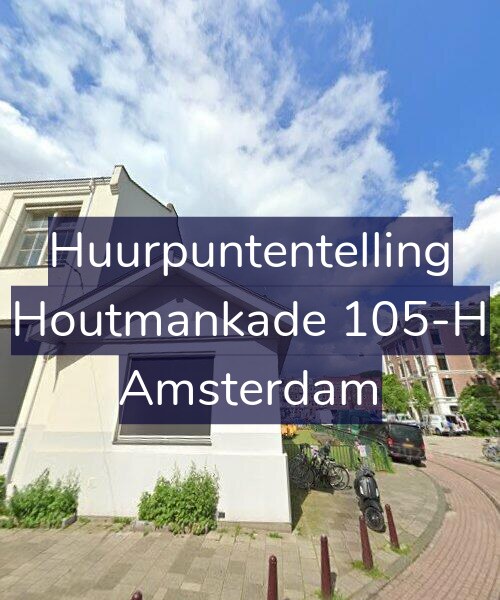 Foto gevel Huurpuntentelling voor Houtmankade 105-H, Amsterdam