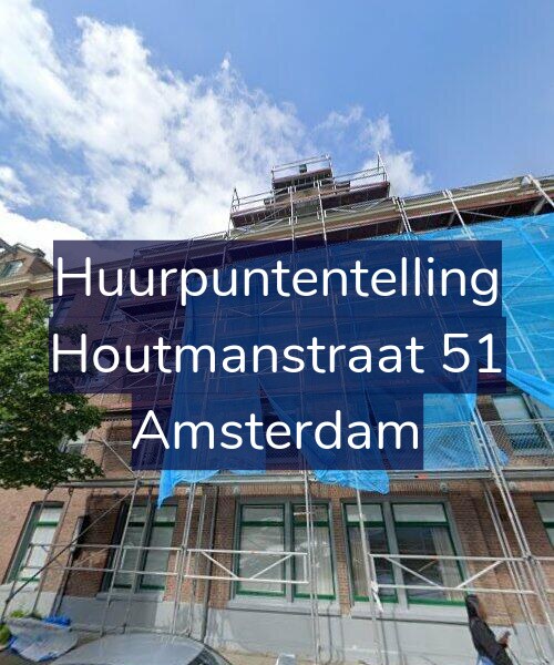 Foto gevel Huurpuntentelling voor Houtmanstraat 51, Amsterdam