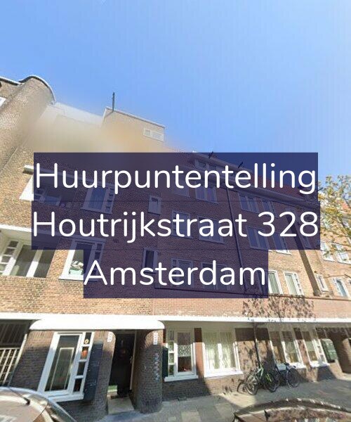 Foto gevel Huurpuntentelling voor Houtrijkstraat 328, Amsterdam