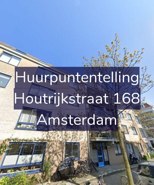 Foto gevel Huurpuntentelling voor Houtrijkstraat 168, Amsterdam