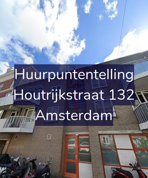 Foto gevel Huurpuntentelling voor Houtrijkstraat 132, Amsterdam