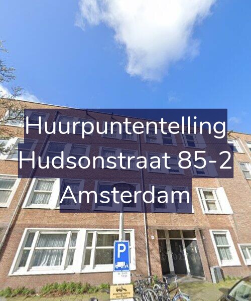 Foto gevel Huurpuntentelling voor Hudsonstraat 85-2, Amsterdam