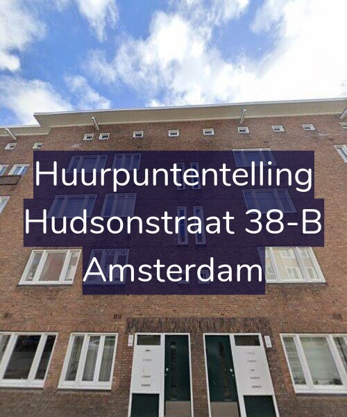 Foto gevel Huurpuntentelling voor Hudsonstraat 38-B, Amsterdam