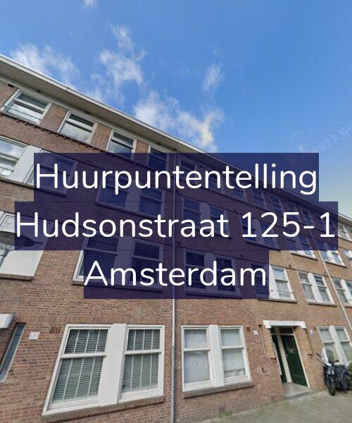Foto gevel Huurpuntentelling voor Hudsonstraat 125-1, Amsterdam