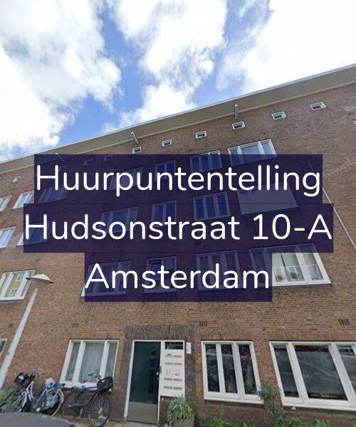 Foto gevel Huurpuntentelling voor Hudsonstraat 10-A, Amsterdam