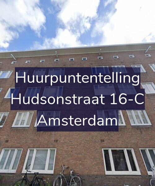 Foto gevel Huurpuntentelling voor Hudsonstraat 16-C, Amsterdam