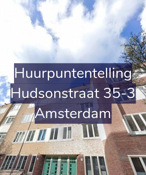 Foto gevel Huurpuntentelling voor Hudsonstraat 35-3, Amsterdam