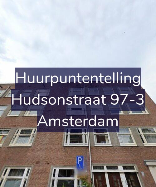 Foto gevel Huurpuntentelling voor Hudsonstraat 97-3, Amsterdam