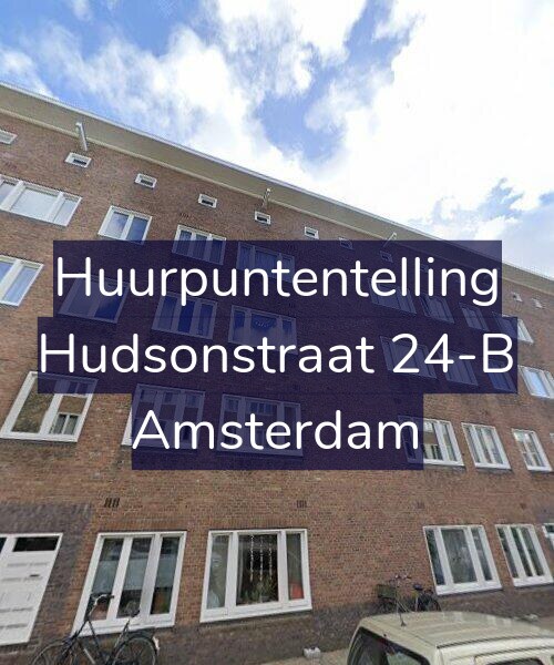 Foto gevel Huurpuntentelling voor Hudsonstraat 24-B, Amsterdam