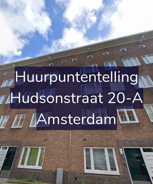 Foto gevel Huurpuntentelling voor Hudsonstraat 20-A, Amsterdam