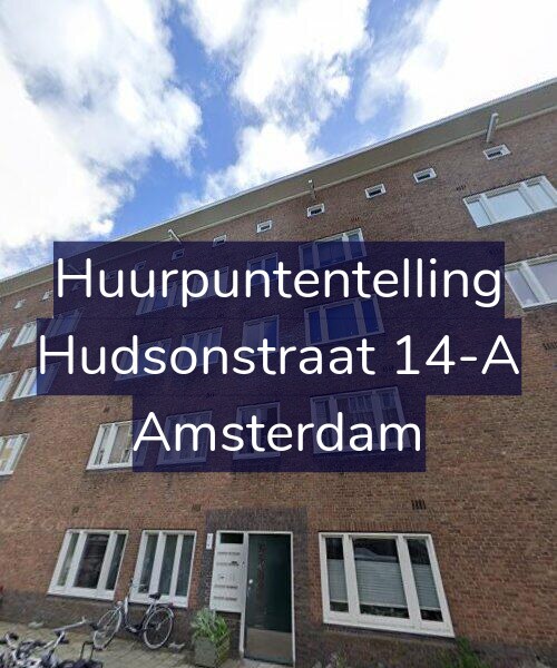 Foto gevel Huurpuntentelling voor Hudsonstraat 14-A, Amsterdam