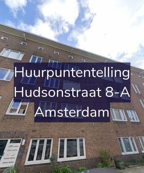 Foto gevel Huurpuntentelling voor Hudsonstraat 8-A, Amsterdam