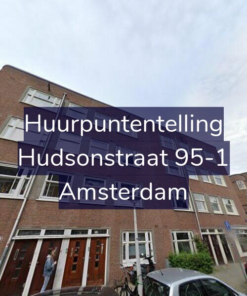 Foto gevel Huurpuntentelling voor Hudsonstraat 95-1, Amsterdam