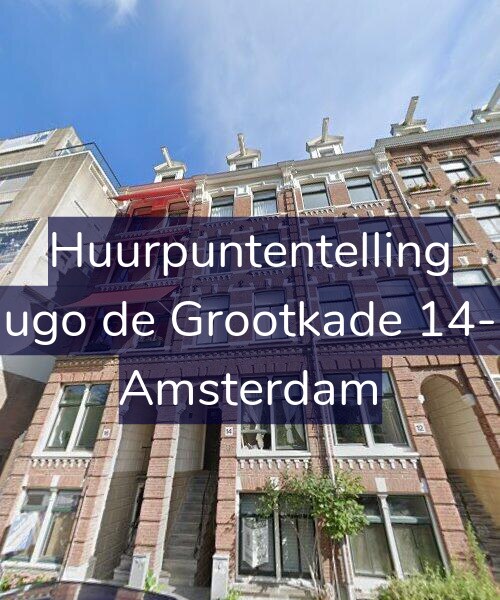 Foto gevel Huurpuntentelling voor Hugo de Grootkade 14-O, Amsterdam