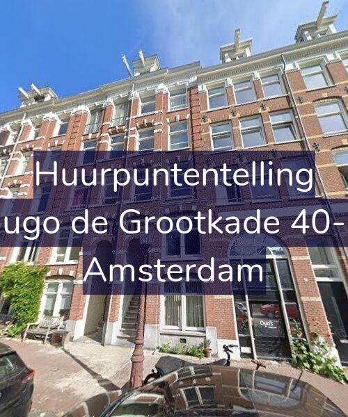 Foto gevel Huurpuntentelling voor Hugo de Grootkade 40-H, Amsterdam