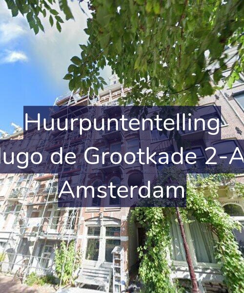 Foto gevel Huurpuntentelling voor Hugo de Grootkade 2-A3, Amsterdam