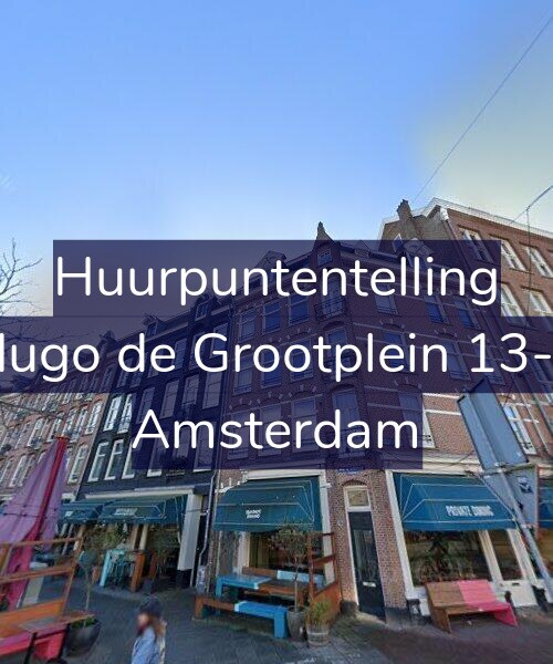 Foto gevel Huurpuntentelling voor Hugo de Grootplein 13-2, Amsterdam