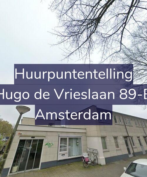 Foto gevel Huurpuntentelling voor Hugo de Vrieslaan 89-B, Amsterdam