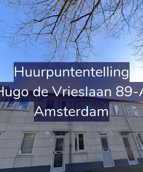 Foto gevel Huurpuntentelling voor Hugo de Vrieslaan 89-A, Amsterdam