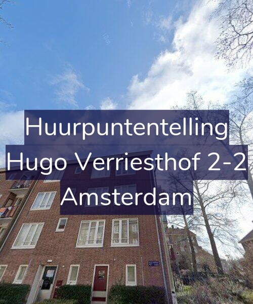 Foto gevel Huurpuntentelling voor Hugo Verriesthof 2-2, Amsterdam