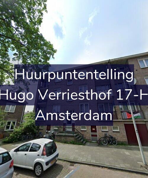 Foto gevel Huurpuntentelling voor Hugo Verriesthof 17-H, Amsterdam