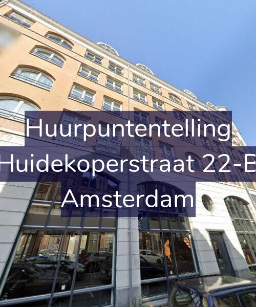 Foto gevel Huurpuntentelling voor Huidekoperstraat 22-B, Amsterdam