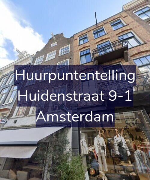 Foto gevel Huurpuntentelling voor Huidenstraat 9-1, Amsterdam
