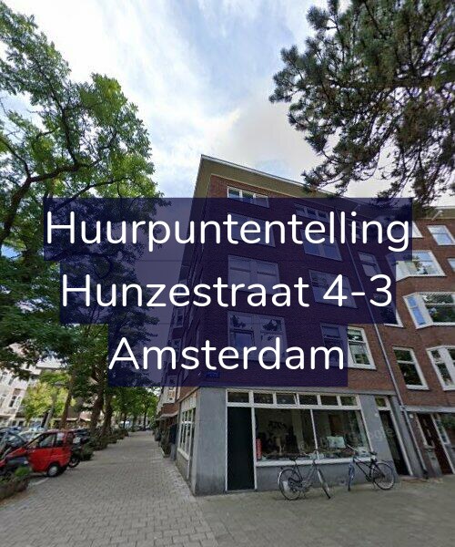 Foto gevel Huurpuntentelling voor Hunzestraat 4-3, Amsterdam