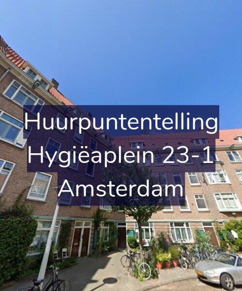 Foto gevel Huurpuntentelling voor Hygiëaplein 23-1, Amsterdam