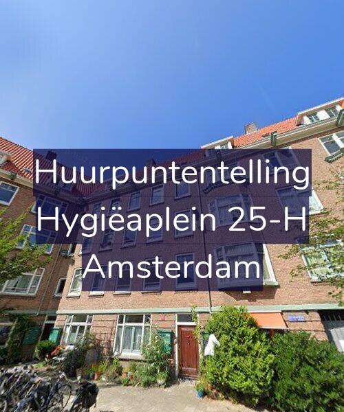 Foto gevel Huurpuntentelling voor Hygiëaplein 25-H, Amsterdam