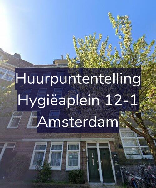 Foto gevel Huurpuntentelling voor Hygiëaplein 12-1, Amsterdam