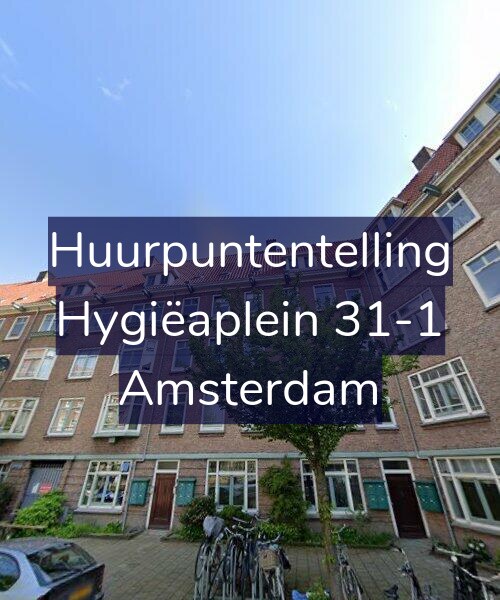 Foto gevel Huurpuntentelling voor Hygiëaplein 31-1, Amsterdam