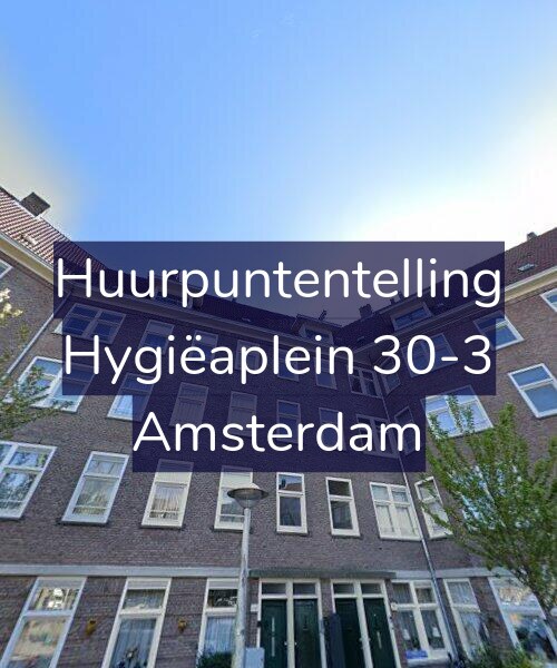 Foto gevel Huurpuntentelling voor Hygiëaplein 30-3, Amsterdam