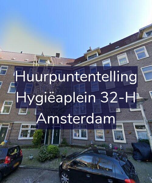 Foto gevel Huurpuntentelling voor Hygiëaplein 32-H, Amsterdam
