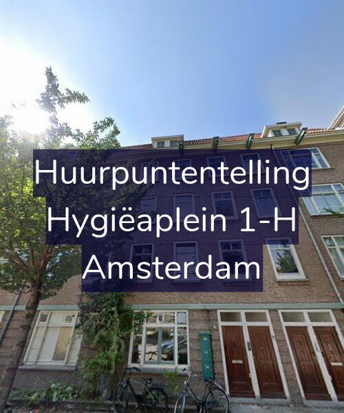 Foto gevel Huurpuntentelling voor Hygiëaplein 1-H, Amsterdam