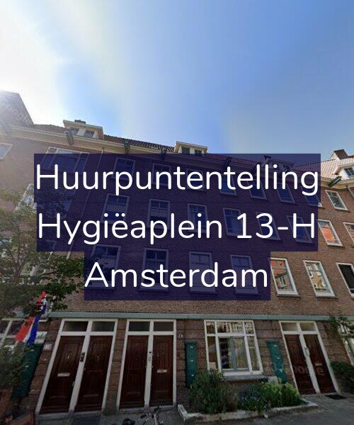 Foto gevel Huurpuntentelling voor Hygiëaplein 13-H, Amsterdam