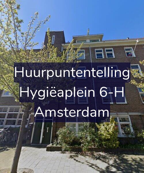 Foto gevel Huurpuntentelling voor Hygiëaplein 6-H, Amsterdam