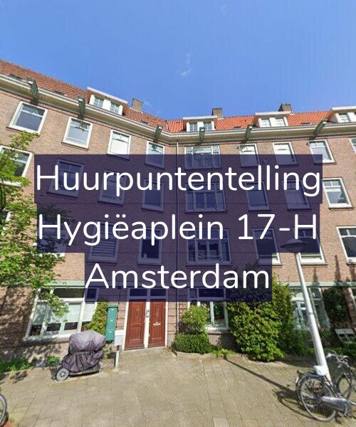 Foto gevel Huurpuntentelling voor Hygiëaplein 17-H, Amsterdam