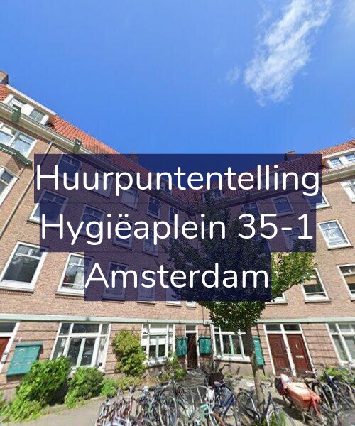 Foto gevel Huurpuntentelling voor Hygiëaplein 35-1, Amsterdam