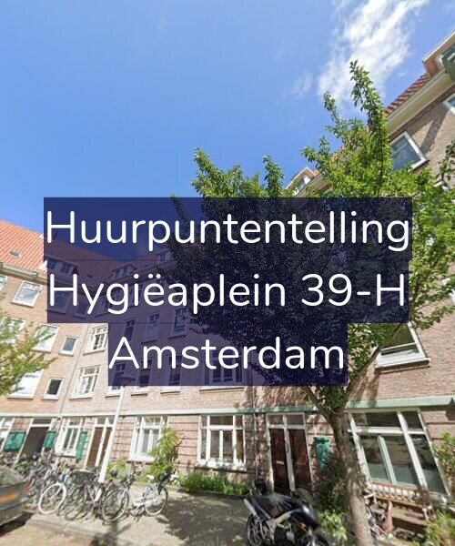 Foto gevel Huurpuntentelling voor Hygiëaplein 39-H, Amsterdam