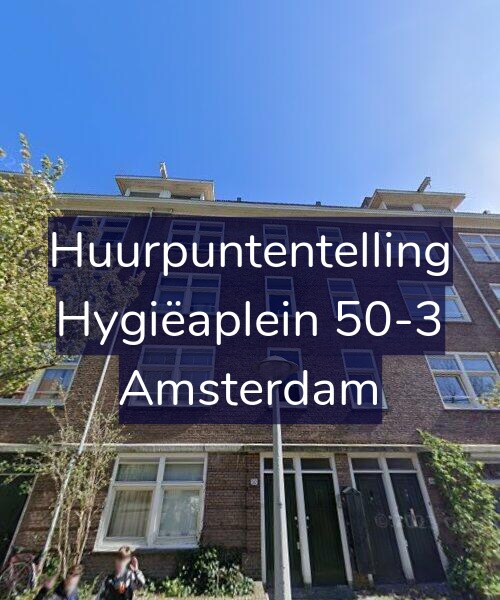 Foto gevel Huurpuntentelling voor Hygiëaplein 50-3, Amsterdam