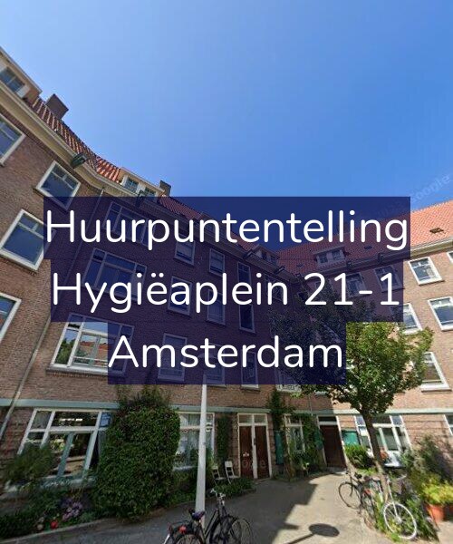 Foto gevel Huurpuntentelling voor Hygiëaplein 21-1, Amsterdam