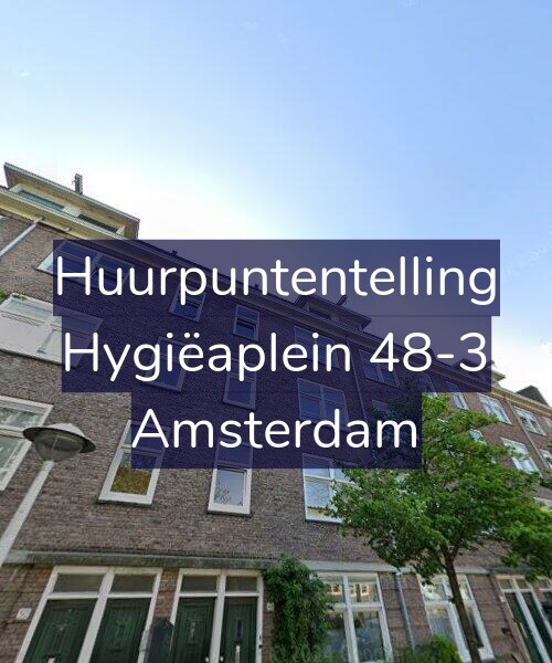 Foto gevel Huurpuntentelling voor Hygiëaplein 48-3, Amsterdam