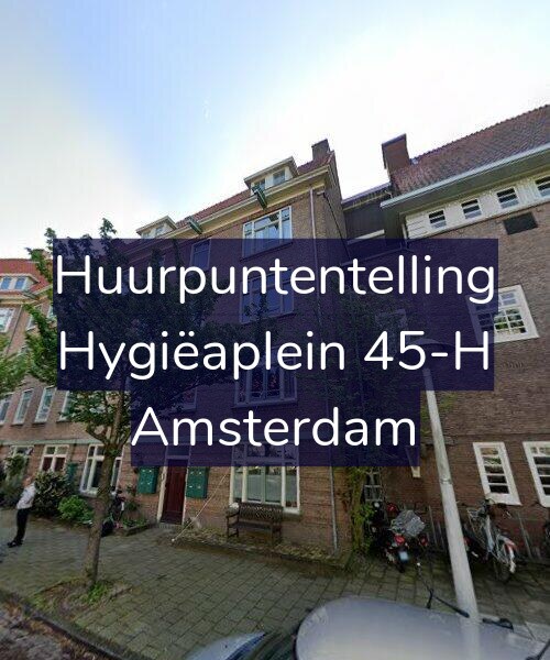 Foto gevel Huurpuntentelling voor Hygiëaplein 45-H, Amsterdam