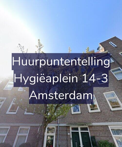Foto gevel Huurpuntentelling voor Hygiëaplein 14-3, Amsterdam