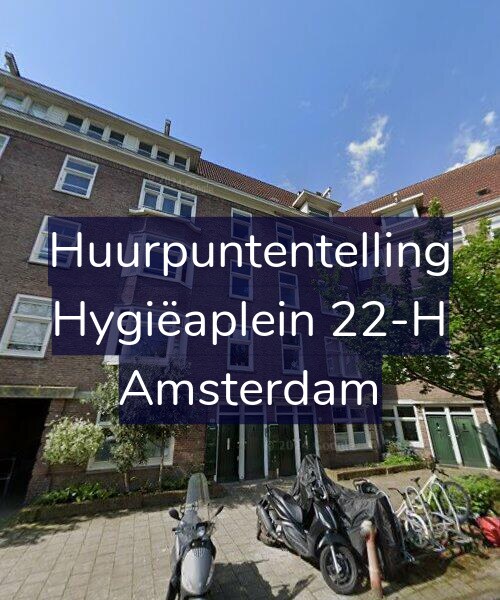 Foto gevel Huurpuntentelling voor Hygiëaplein 22-H, Amsterdam