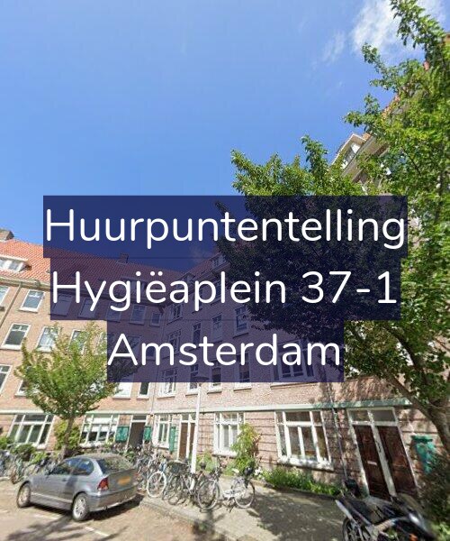 Foto gevel Huurpuntentelling voor Hygiëaplein 37-1, Amsterdam