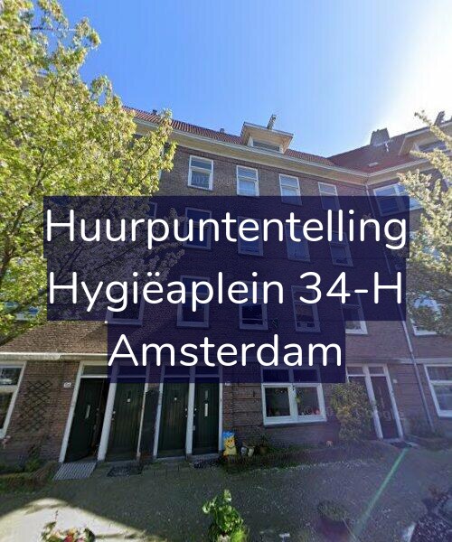 Foto gevel Huurpuntentelling voor Hygiëaplein 34-H, Amsterdam