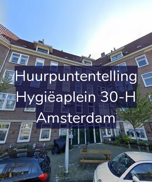 Foto gevel Huurpuntentelling voor Hygiëaplein 30-H, Amsterdam